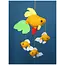 School of Goldfish Hand Stitching Felt Kit
