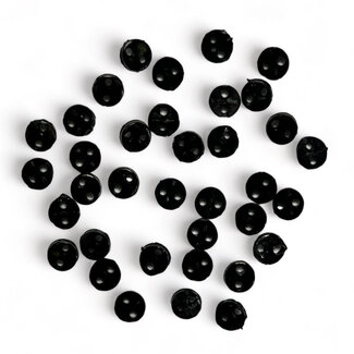 Buttons Galore & More Micro Buttons - Black 4mm (35pc)