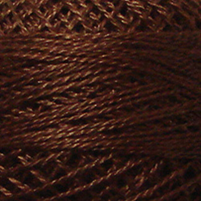Perle Cotton Size 8, Solids: 1644 - Red Brown Medium Dark