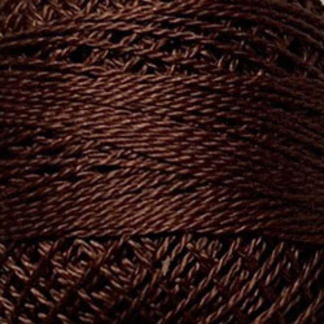 Perle Cotton Size 8, Solids: 171 - Rich Brown Light