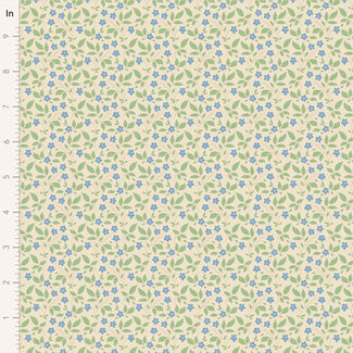 Tilda Tilda Tipsy Cream/Blue $0.22/cm or $22/m