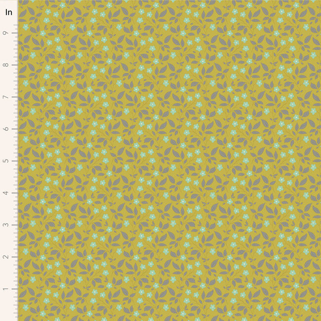 Tilda Tipsy Sour Yellow $0.22/cm or $22/m