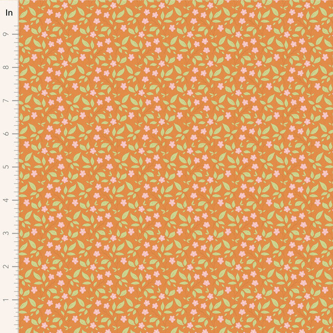 Tilda Tipsy Ginger $0.22/cm or $22/m