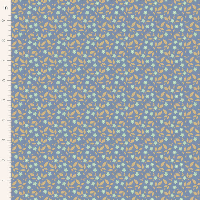 Tilda Tipsy Blue $0.22/cm or $22/m