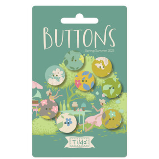 Tilda Sunday Brunch Buttons, 16 mm, 8 pcs