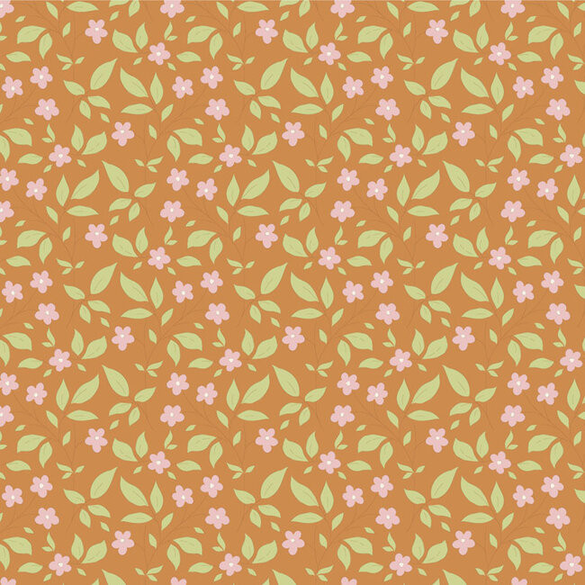 Tilda Tipsy Ginger $0.22/cm or $22/m