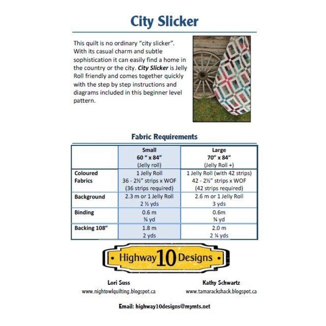 City Slicker quilt pattern