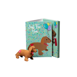 Genius Premium Craft Greeting Card with DIY Dachshund with Heart Kit