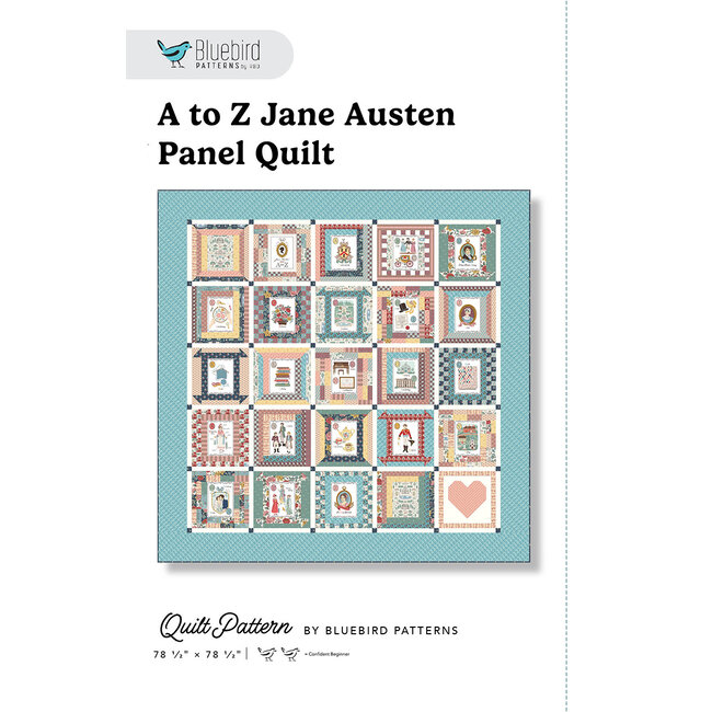 A to Z Jane Austen Panel Quilt Pattern