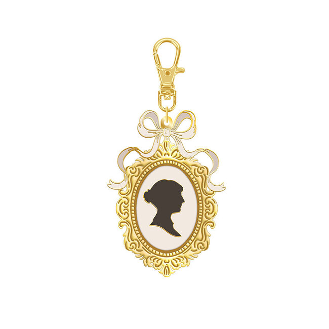 Jane Austen Silhouette Charm