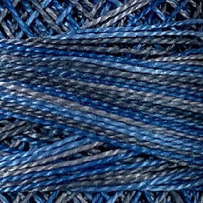 Perle Cotton Size 5, variegated: M46 Denim Light