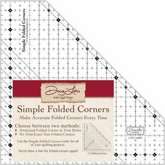 Antler Quilt Design MINI SIMPLE FOLDED CORNERS RULER