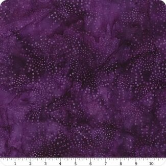 Island Batik Full Bloom Batiks, 721401043, Dark and Light Purple Dots, $0.20/cm or $20/m