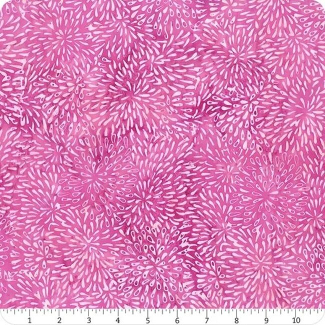 Full Bloom Batiks, 721404033, Dark and Light Pink Marigold, $0.20/cm or $20/m