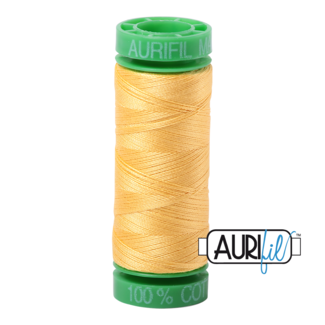 AURIFIL AURIFIL 40 WT Pale Yellow 1135 small spool