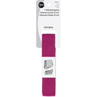 Dritz 1" Polypro Belting & Strapping, Raspberry, 2 yd