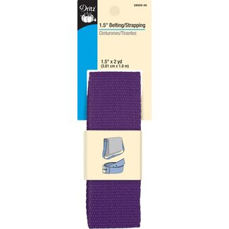 Dritz 1-1/2" Polyester Belting & Strapping, Violet, 2 yd