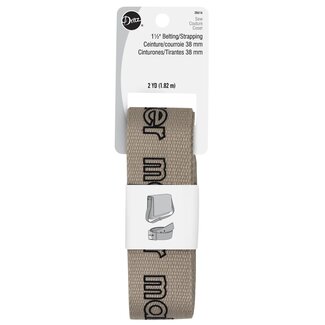 Dritz 1-1/2" Maker Polyester Belting & Strapping, Stone, 2 yd