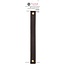 10" Faux Leather Handle Set, Brown
