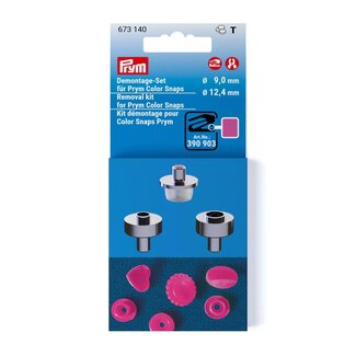 Prym VARIO Tools set Color Snap removing kit 9-12.4 mm