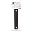 5-1/2" Faux Leather Handle Set, Brown