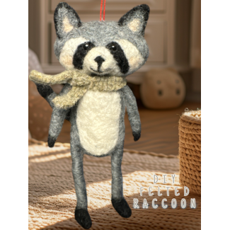 Genius Premium Craft Raccoon Felting Kit