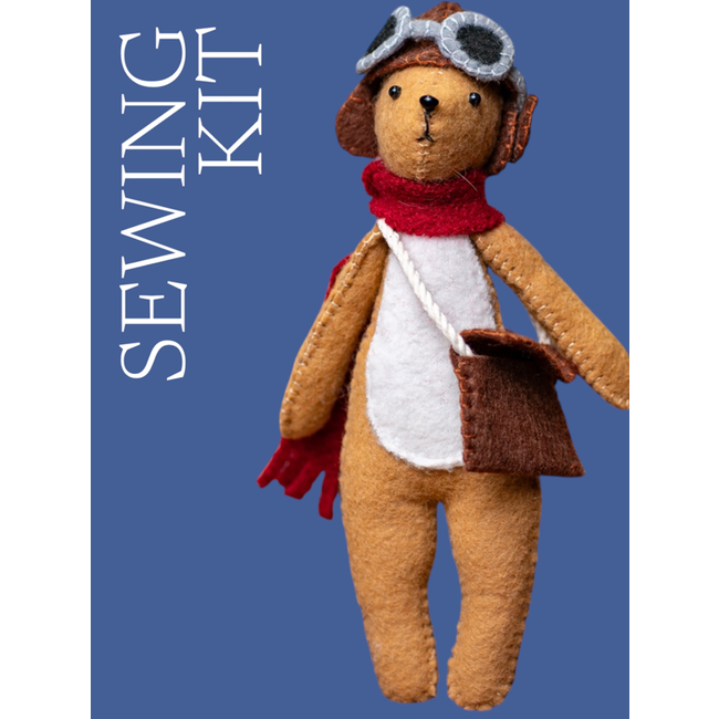 Mr. Rabbit with Accessories Sewing and Felting kit