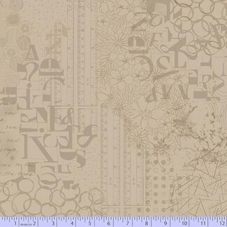 Marcus Fabrics Scrap Heap, Natural, 108, $0.32/cm or $32/m