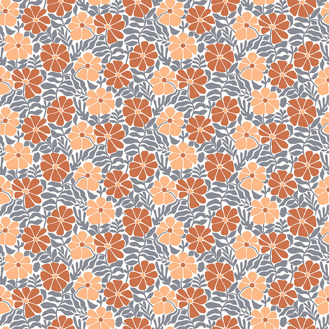 Full Moon Desert Bloom, White, $0.20/cm or $20/m