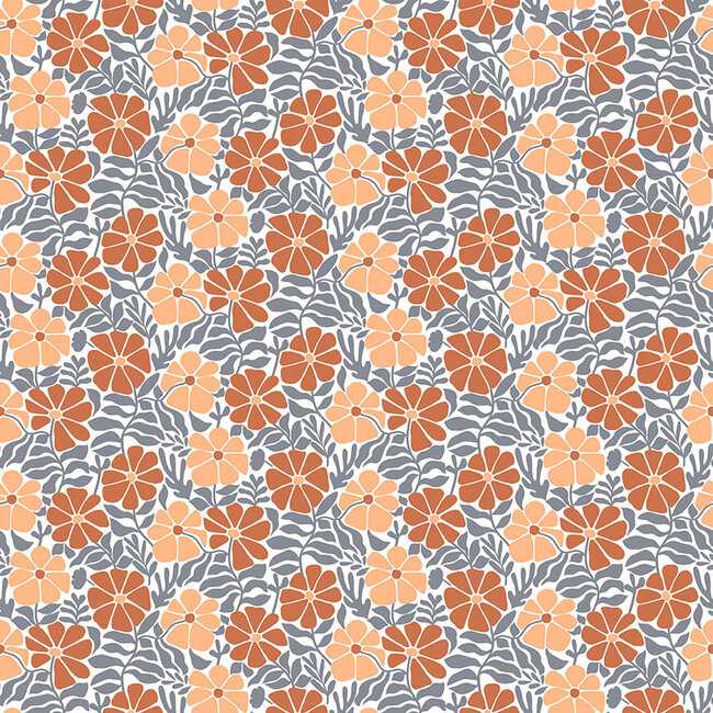 Full Moon Desert Bloom, White, $0.20/cm or $20/m