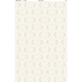 Wilmington Prints Peach Whispers, Tiled Fans Cream, 0.24/cm or $24/m