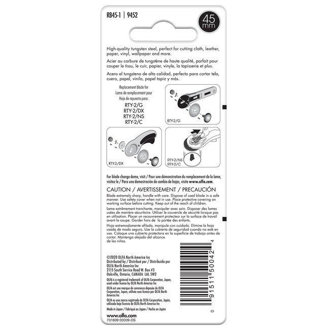45mm Rotary Blade - 1 pack