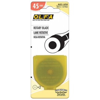 OLFA 45mm Rotary Blade - 2 pack