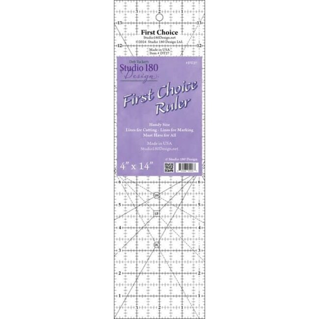 First Choice Ruler 4" x 14" - Studio 180 Design