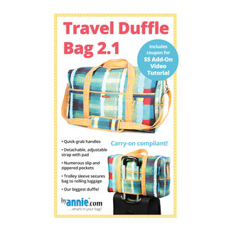 By Annie Travel Duffle Bag 2.1 Pattern