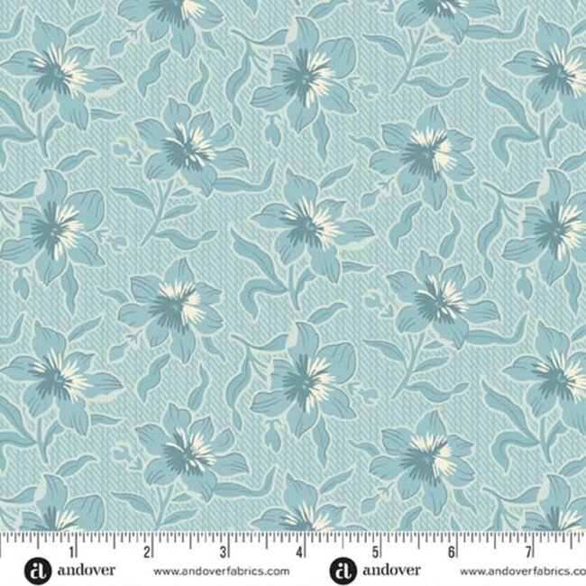 Sewing Bird, Lilly, A1604-Glacier, $0.24/cm or $24/m