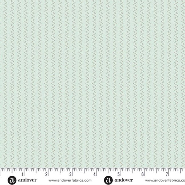 Sewing Bird, Zig Zag, A1606-Pool, $0.24/cm or $24/m