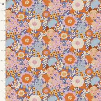Tilda Wallflower, Thristle, $0.24/cm or $24/m