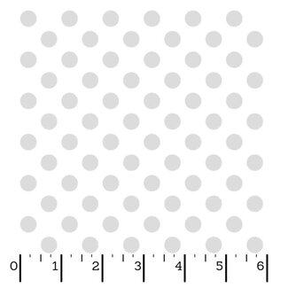 Maywood Kimberbell Basics, Dots, White, $0.22/cm or $22/m