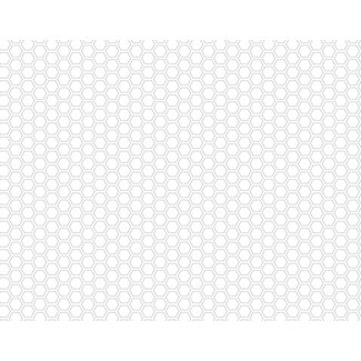 Maywood Kimberbell Basics, Honeycomb, White on White, $0.22/cm or $22/m