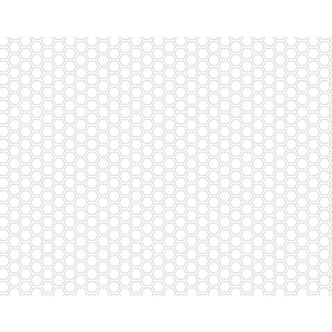 Kimberbell Basics, Honeycomb, White on White, $0.22/cm or $22/m