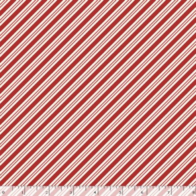 Make It Merry, Candy Cand Stripe, $0.24/cm or $24/m
