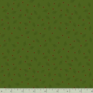 Marcus Fabrics Make It Merry, Pines and Berries, $0.24/cm or $24/m