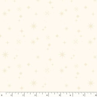Marcus Fabrics Make It Merry, Stars, Cream, $0.24/cm or $24/m