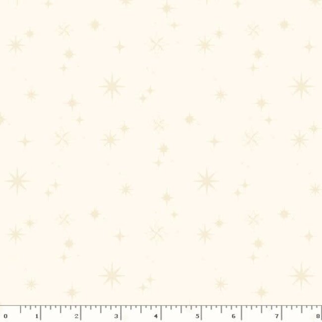 Make It Merry, Stars, Cream, $0.24/cm or $24/m