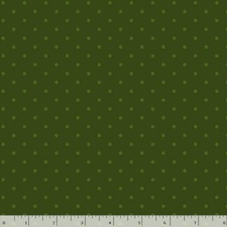 Marcus Fabrics Make It Merry, Polka Dots, Green, $0.24/cm or $24/m