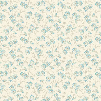 Andover Sewing Bird, Daisy Chain, A1616-Nimbus, $0.24/cm or $24/m