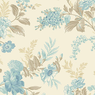 Andover Sewing Bird, Bed of Roses, A1600-Linen, $0.24/cm or $24/m