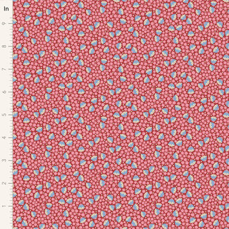 Tilda Bellflower, Pink, $0.24/cm or $24/m