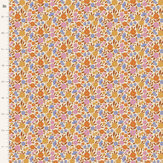 Tilda Wallflower, Janice, Caramel, $0.24/cm or $24/m